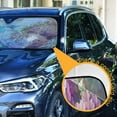 thumbnail image 3 of WOBOGO Colorful Pretty Bird Car Windshield Sunshades Autopilot Lightweight Accordion Sun Visor 57×31.5in, 3 of 8