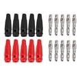 thumbnail image 1 of MYG 10pcs 4mm Banana Plugs 32A High Current Screw Type Banana Plug Connector Adapter, 1 of 8