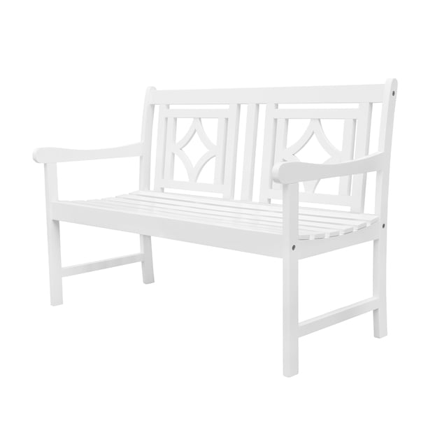 Bradley Outdoor Patio Diamond 4 Foot Bench Walmart Com Walmart Com