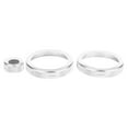 thumbnail image 2 of Air Conditioning Knobs Trim  Air Conditioning Knob Circle  Air Conditioning Knob Ring  Car Trim Accessory 3Pcs/Set Aluminum Air Conditioning Knobs Circle Trim Fit For Landrover, 2 of 8