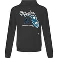 thumbnail image 2 of Men's Levelwear Black Miami Marlins Sunrise Relay Hoodie, 2 of 3