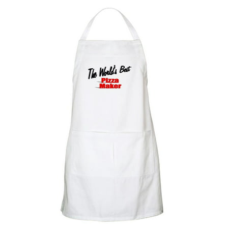 CafePress - The World's Best Pizza Maker BBQ Apron - Kitchen Apron with Pockets, Grilling Apron, Baking (The Worlds Best Pizza)