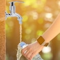 thumbnail image 2 of Water Tap, Single Cold Tap Rust Proof Scratch Resistant Wall Mounted Faucet, G1/2" For Bathroom, 2 of 7