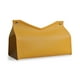 thumbnail image 2 of Bolsa de almacenamiento de tejidos de cuero de PU de forma V reutilizable reutilizable de gran capacidad de gran capacidad toalla dispensador contenedor sala de estar oficina amarillo Advancent HA012046-05, 2 of 7