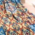 thumbnail image 3 of Multicolor Ethnic Geometric Patchwork Pattern Blanket,Comfortable Soft Flannel Throw Blanket,All Season,Warm Lightweight Blankets for Sofa Bed Couch Living Room Chair,30"x40", 3 of 4