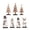 Brown, variant on Novryn Christmas Wooden Tabletop Decor Set of 7, 6 x 2 Inch Snowman Reindeer Table Decor, Rustic Wooden Accent for Tabletop and Wall Display