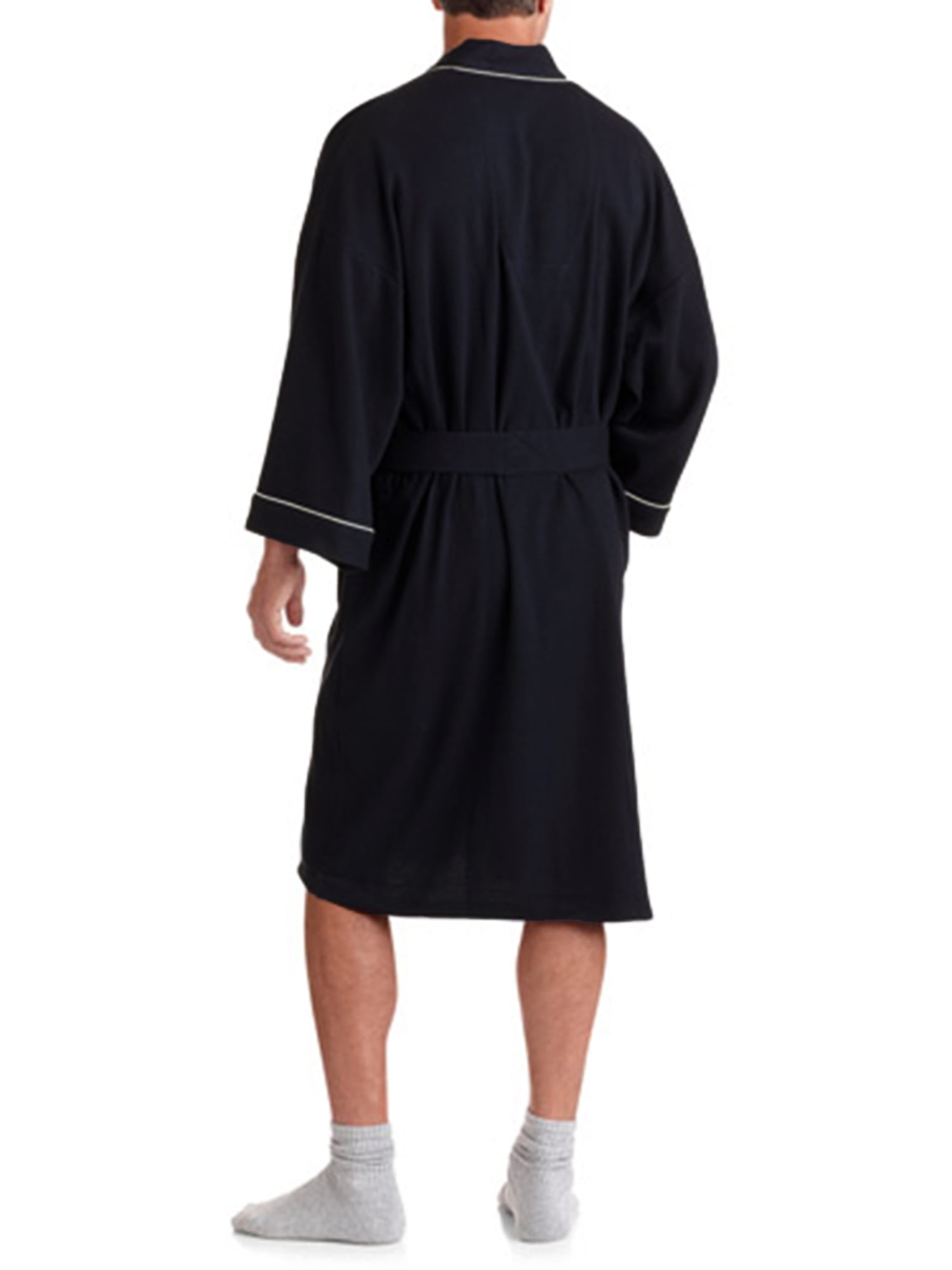 New Fruit of the Loom Men/'s Waffle Kimono Robe one Size