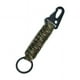 thumbnail image 2 of Llavero Paracord con mosquetón, cordón trenzado, llavero, clip de mosquetón Paracord para llaves, mochila, llavero Paracord, anillo para hombres y mujeres, gancho resistente para supervivencia al, 2 of 4