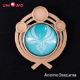 thumbnail image 4 of XXX Inazuma LED Vision Game Genshin Impact Cosplay ”Eye of God” Led Cosplay Props Pyro Cryo Hydro Geo Dendro Electro Anemo, 4 of 7
