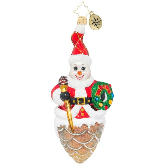 Christopher Radko Snowy Pinecone Ornament