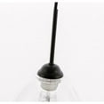 thumbnail image 4 of Kason 3 light Black and Clear glass pendant, 4 of 15