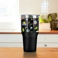 thumbnail image 3 of Rick And Morty Retro Grid Pattern Stainless Steel Tumbler 30 oz Coffee Travel Cup, Vacuum Insulated & Double Wall with Leakproof Sliding Lid, 3 of 6