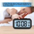 thumbnail image 4 of Digital Alarm Clock, Bedroom Clock, Battery Powered Desk Clock, Digital Clock with Smart Night Light, 12/24 Hour Display Snooze Function, 4 of 5