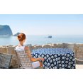 thumbnail image 2 of Vargottam Indoor/OutdoorRoundTablecloth 58 InchRoundTablecloth Waterproof PatioTableCloths,Spring/SummerTableCovers For Backyard CircularTable/Bbqs/Picnic -Royal Blue, 2 of 8