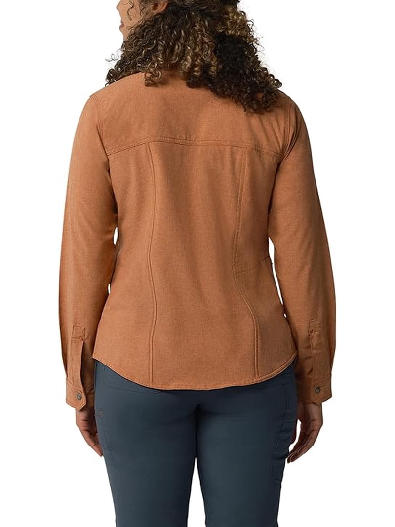 Dickies Women's Cooling Work Shirt, Copper Heather, Size Small