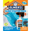 Elmerâ€™s Glue Slime Starter Kit, Clear School Glue & Blue Glitter Glue, 4 Count