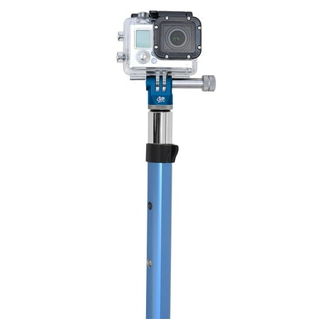 Cuda Connect, for Underwater Fishing Photography with Gopro and Waspcam Cameras, Stainless Steel, Blue