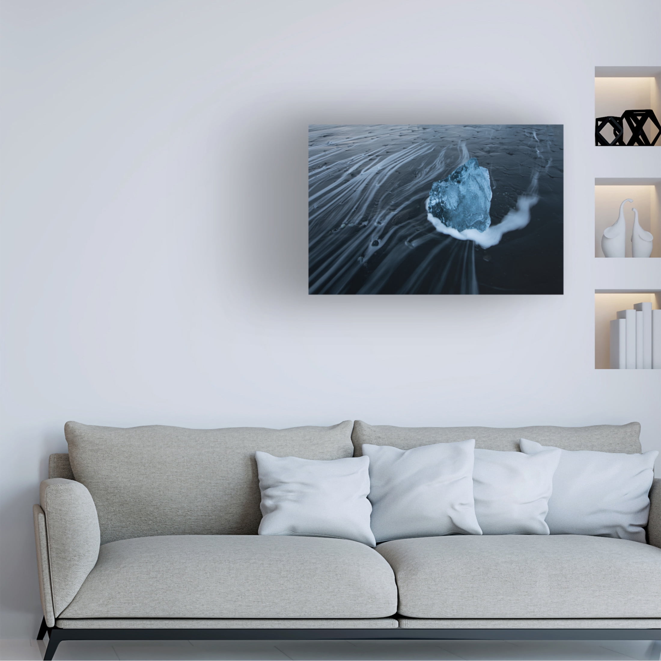 Trademark Fine Art Mei Zhang The Heart Of The Ocean Canvas Wall Art