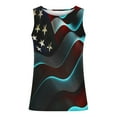 thumbnail image 4 of lSLJS New Fashion Casual Men's Summer Loose Waistcoat Print Sport Round-Neck Tank Features, Mens Tank Tops Workout Shirts, 4 of 4