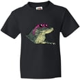 thumbnail image 3 of Inktastic Sunny Gator in Pink Sunglasses Youth T-Shirt, 3 of 5