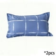 thumbnail image 3 of Yhmxh 2Pcs Pillow Cases Standard Size Elegant Comfort Pattern Printed Pillowcases 2-Piece Set Microfiber 1500 Thread Count, Classic Soft and Smooth Weave, Wrinkle Resistant, Plaid Queen Pillowcase, 3 of 7