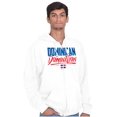 thumbnail image 5 of Dominican Domination Proud Loud DR Zip Up Hoodie Men's Women's Brisco Brands L, 5 of 5
