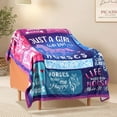 thumbnail image 2 of Happy Birthday Blanket Birthday Gifts for Women - Happy Birthday to You 50" X 60" Soft Throw Blanket - Happy Birthday Gifts for Woman Girl Birthday Gift Ideas, 2 of 5