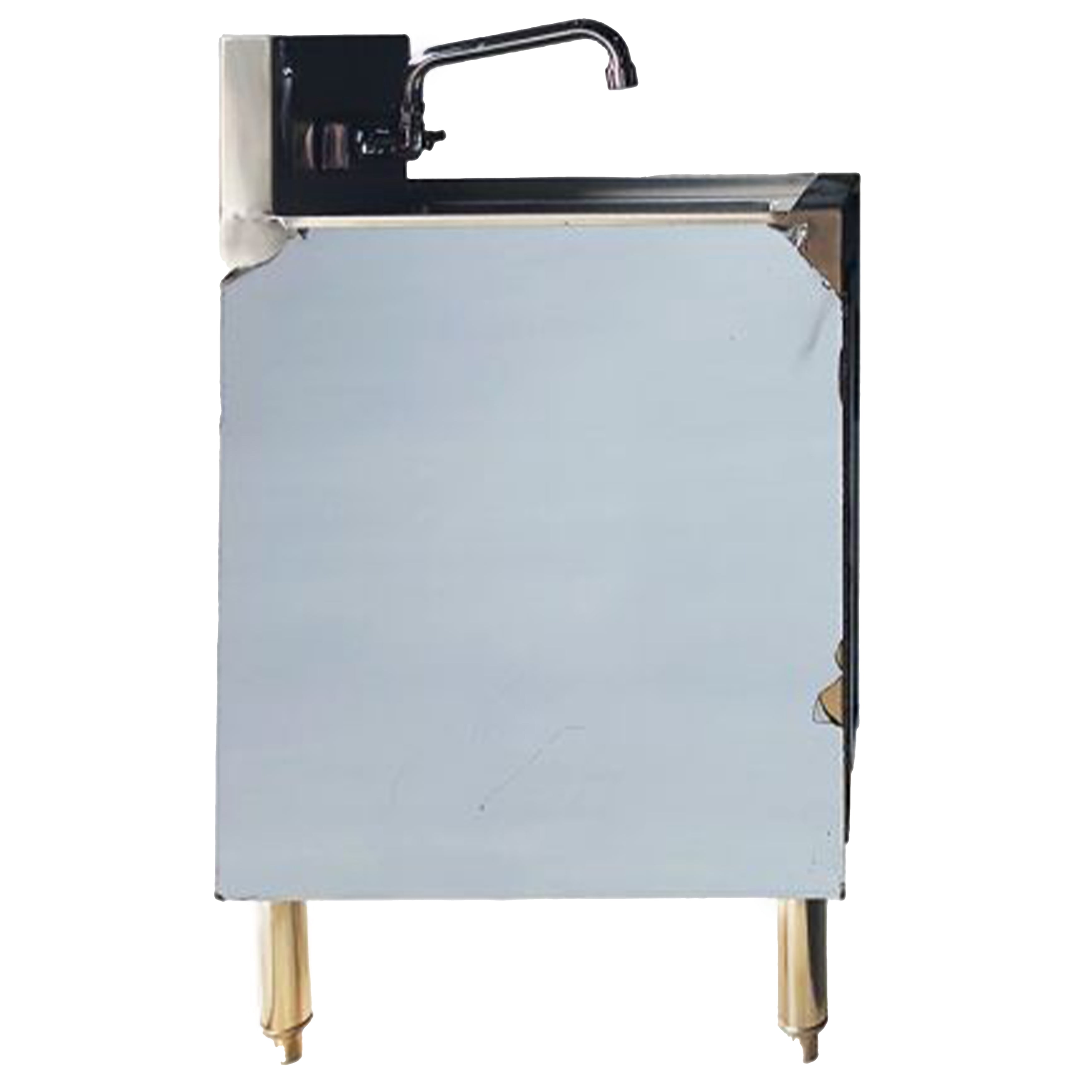 NSF 35 in.H Portable Sink, Utility Sink, Stainless Steel Hand-Washing Station, Commercial Sink Single Bowl