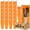 Orange, variant on MakerFlo 40 oz Blue Powder Coated Tumbler Pack of 25 with MakerTwist™ System, Twist-On Handle Option (Handle Sold Separately) Customizable Blank Tumbler, Ideal for Laser Engraving, UV DTF, Epoxy