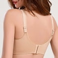 thumbnail image 4 of Ashirexll Plus Size Bras for Women, Bras for Women No Underwire, Lace Bralette Solid Color Strap Wrap Hollow Out, 4 of 7