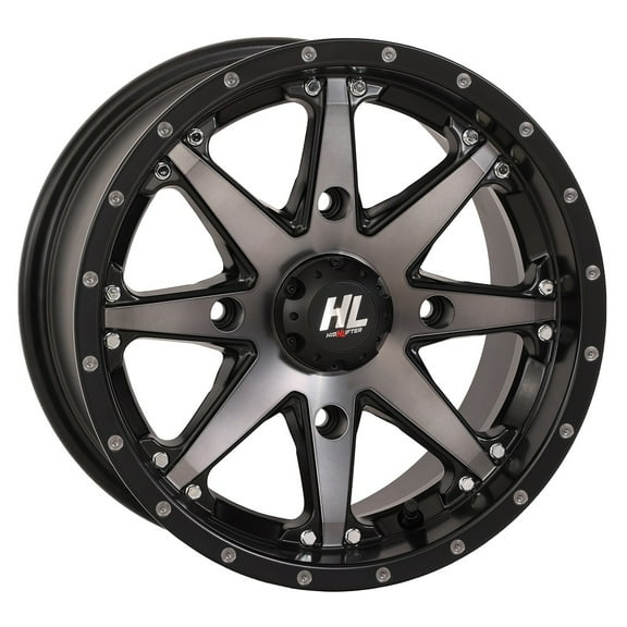 High Lifter by STI HL10 14x7 ATV/UTV Wheel - Smoke (4/156) 5 2 [14HL10-1656]