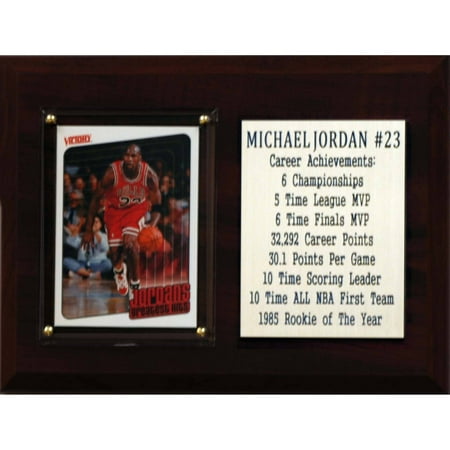 C&I Collectables NBA 6x8 Michael Jordan Chicago Bulls Career Stat