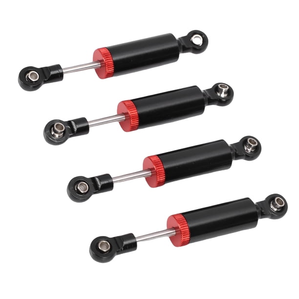 4pcs 70 Mm A Escala 1/10 Absorbedores De Choque De Automóvil RC, Amortiguadores De Choque Llenos De Aceite De aleación Con Resortes Para 1/10 RC Model Truck