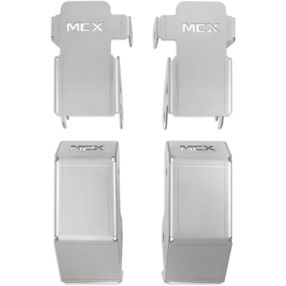 MCX Off-Road Trailing Arm Skid Plate Kit, Fits 2024-2026 Toyota Tacoma 4WD/RWD - 4 Piece Set, Miller CAT 12-Gauge 304 Stainless Steel