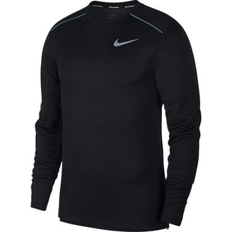 Nike Men's Running Element Dri-FIT 1/4 Zip Top Black Long Sleeve