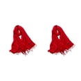 thumbnail image 1 of Minnieouse Bufanda de mujer con borla, bufandas de invierno de moda gruesa pura, chal de Cachemira hecho a mano para mujer, nuevas decoraciones Rojo 200*70cm 2piezas, 1 of 6