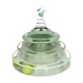 thumbnail image 1 of Tocadiscos para Gatos Juguete para Aliviar el Aburrimiento Tocadiscos Interactivo de 4 Niveles Bolas de Juguete para Gatos con Estrella de Primavera para Suministros para ANGGREK  Otros, 1 of 8