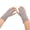 Gray, variant on Women Classic Cable Knit Fingerless Wrist Warmers Autumn Winter Warm Typing Gloves for Daily Office Work White One Size