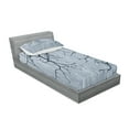 thumbnail image 2 of Ambesonne Tree Fitted Sheet & Pillow Sham Set, Rainy Day Winter Branches, Twinxl, Grey, 2 of 2