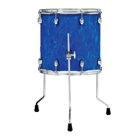 Gretsch Catalina Club 16x18 Floor Tom Drum - Blue Satin Flame - CT1-1618F-BSF