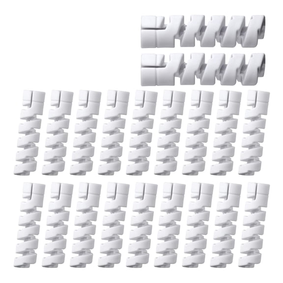 XIRQI 20 Packs Oxygen Tube Support Crimp Straightener,Retractable Oxygen Tubing Support for Portable Oxygen Concentrator,Oxygen Tubing Reels Supplies for Nasal Cannula
