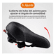 thumbnail image 4 of Asiento De Bicicleta Cómodo Con Cojín Suave Y Luz Trasera Roja, 4 of 5