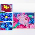 thumbnail image 3 of Cuadros Decorativos Kits de flores de pintura de diamantes de cristal con forma especial completa (GT122) Likrtyny embutido en tela, 3 of 6