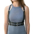 thumbnail image 2 of Lishi Gothic Leather Body Harness: Stylish Rave Jewelry for Women and Girls, 2 of 5