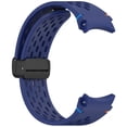 thumbnail image 4 of BotaniNest 22MM FE Silicone Sports Watch Band With Fold Over Clasp Breathable Hole Design, 4 of 5