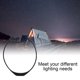 thumbnail image 4 of Lámpara 4LED Monstrate manos libres cuello luz de lectura 6500-7000K ajustable Negro, 4 of 6