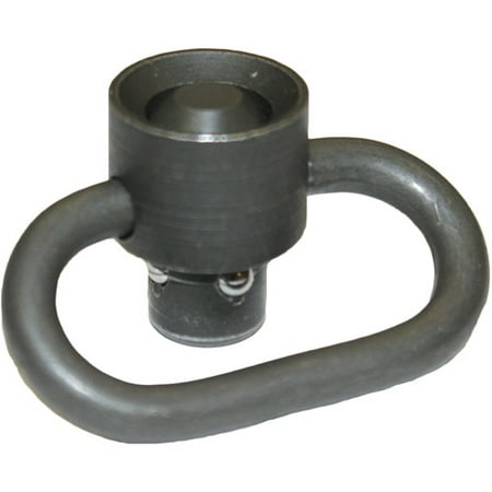 Midwest Industries Heavy Duty Flush Button Quick Detach Sling Swivel, Black