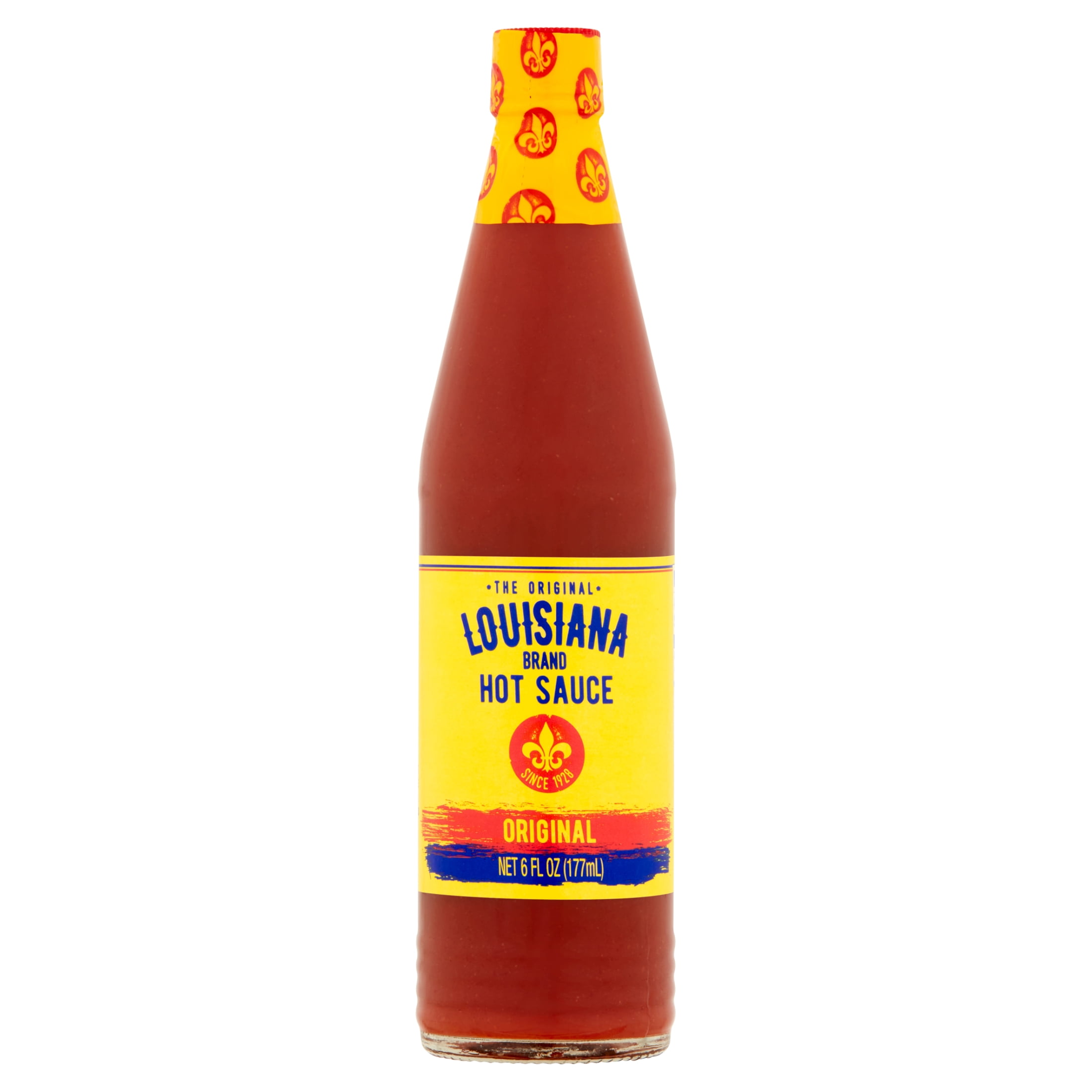 (7 pack) The Original Louisiana Brand Hot Sauce, Original Flavor, Shelf-Stable, 6 fl oz Bottle