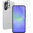 thumbnail image 1 of ccwonima Galaxy A36 Tempered Glass Screen Protector + Camera Lens Protector [2 + 2 Pack][Case Friendly][Anti-Scratch][Ultrasonic Fingerprint Unlock] HD Protective Film for Samsung Galaxy A36, 1 of 1