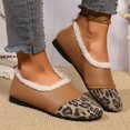 thumbnail image 6 of Xiaoxatg Women's Casual Shoes - Winter Retro Round Head Soft Soled On Warm Casual Shoes for Everyday Comfort 9.5 Brown, 6 of 9